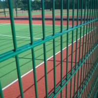 Wholesale Metal 2D Welded Wire Mesh Garden Home Powder Painted 656 868 double rod Fence Panels