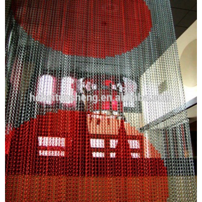 Decorative metal mesh curtain for hotel and restaurant